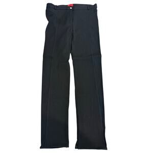 LANVIN 2011 Wool Blend Black Pants Pant Women Waist 35" Inseam 31"